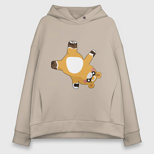 Женское худи оверсайз Гоба / Миндальный – фото 1