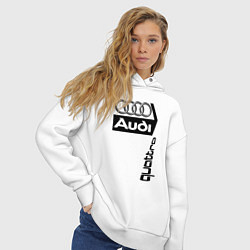 Толстовка оверсайз женская АудиAudi, цвет: белый — фото 2