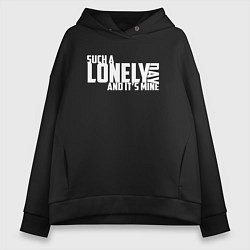 Толстовка оверсайз женская Lonely Day - System Of A Down, цвет: черный