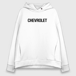 Женское худи оверсайз Chevrolet Лого Эмблема спина