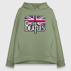 Женское худи оверсайз The Beatles Great Britain Битлз