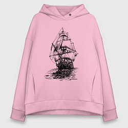 Женское худи оверсайз Pacific ocean Frigate