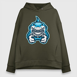 Женское худи оверсайз Shark player