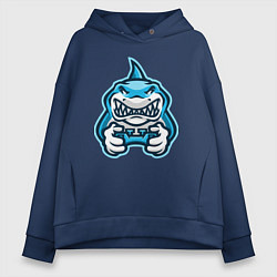 Женское худи оверсайз Shark player