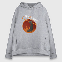 Толстовка оверсайз женская Escape from City 17, цвет: меланж