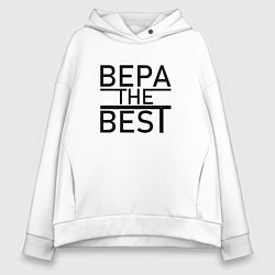 Толстовка оверсайз женская ВЕРА THE BEST, цвет: белый