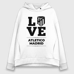 Женское худи оверсайз Atletico Madrid Love Классика