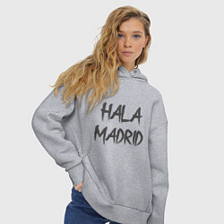 Толстовка оверсайз женская Hala - Madrid, цвет: меланж — фото 2