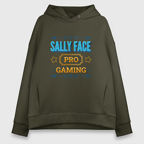 Женское худи оверсайз Sally Face PRO Gaming / Хаки – фото 1