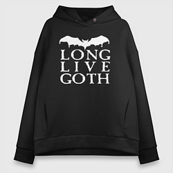 Женское худи оверсайз Long Live Goth