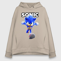 Женское худи оверсайз Sonic the Hedgehog 2022