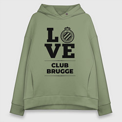 Женское худи оверсайз Club Brugge Love Классика