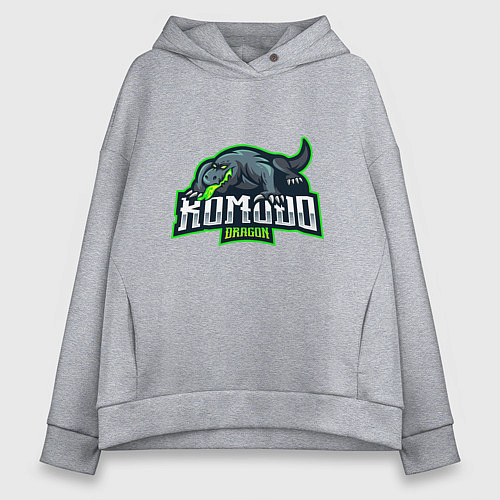 Женское худи оверсайз Komodo / Меланж – фото 1