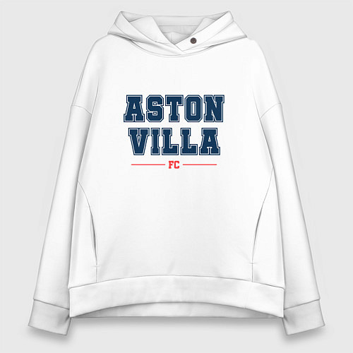 Женское худи оверсайз Aston Villa FC Classic / Белый – фото 1