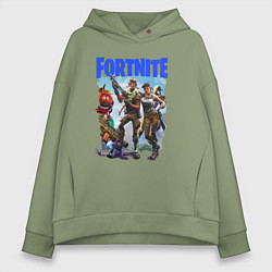 Женское худи оверсайз FORTNITE ПЕРСОНАЖИ ИГРЫ