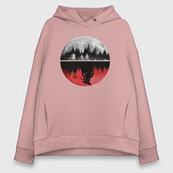 Женское худи оверсайз Stranger Things Moon