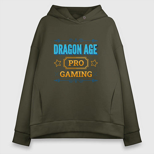 Женское худи оверсайз Игра Dragon Age PRO Gaming / Хаки – фото 1