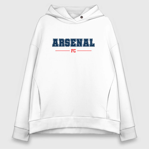 Женское худи оверсайз Arsenal FC Classic / Белый – фото 1