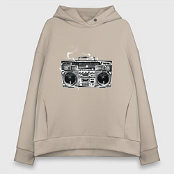 Женское худи оверсайз Wu-Tang Boombox