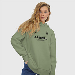 Толстовка оверсайз женская Arsenal Униформа Чемпионов, цвет: авокадо — фото 2
