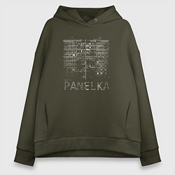 Женское худи оверсайз Panelka - панелька