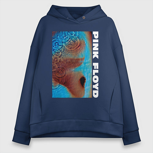 Женское худи оверсайз Pink Floyd Meddle / Тёмно-синий – фото 1