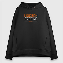 Женское худи оверсайз Логотип Modern Strike Online