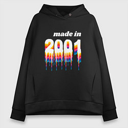 Женское худи оверсайз Made in 2001 liquid art