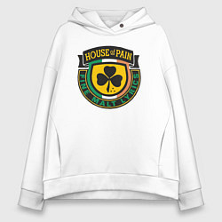 Толстовка оверсайз женская House of pain, цвет: белый