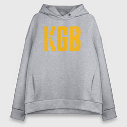 Толстовка оверсайз женская KGB, цвет: меланж