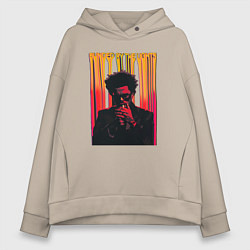 Толстовка оверсайз женская Blinded by the lights, цвет: миндальный