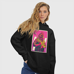 Толстовка оверсайз женская Dangerous Jacket, цвет: черный — фото 2