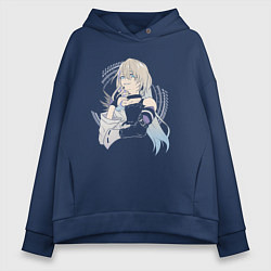 Женское худи оверсайз Honkai Serval