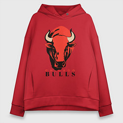 Женское худи оверсайз Chicago bull