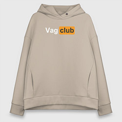 Женское худи оверсайз Vag club
