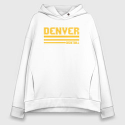 Женское худи оверсайз Basketball Denver