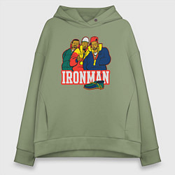 Толстовка оверсайз женская Ironman, цвет: авокадо