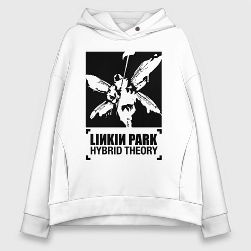 Женское худи оверсайз LP Hybrid Theory / Белый – фото 1