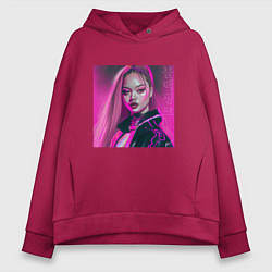 Женское худи оверсайз Blackpink Lisa аниме рисунок