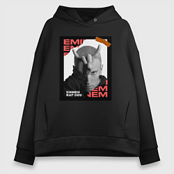 Женское худи оверсайз Rap god