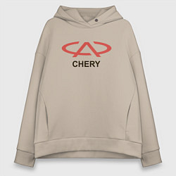 Женское худи оверсайз Chery Logo