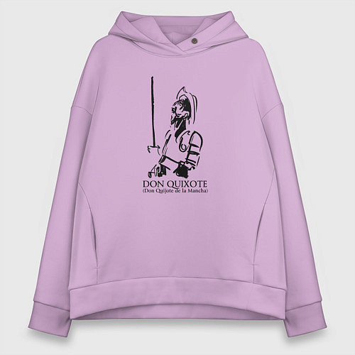 Женское худи оверсайз Don Quixote / Лаванда – фото 1