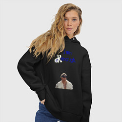 Толстовка оверсайз женская Im Kenough, цвет: черный — фото 2