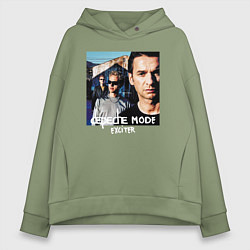 Толстовка оверсайз женская Depeche Mode Exciter Tour, цвет: авокадо