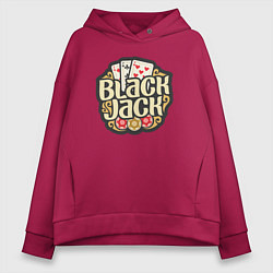Женское худи оверсайз Blackjack