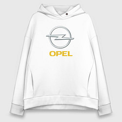 Толстовка оверсайз женская Opel sport auto, цвет: белый