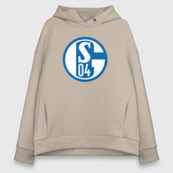 Женское худи оверсайз Schalke 04 fc club