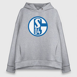 Женское худи оверсайз Schalke 04 fc club