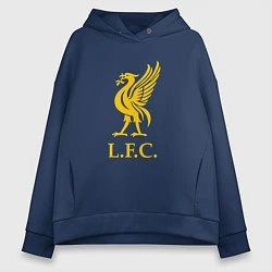 Толстовка оверсайз женская Liverpool sport fc, цвет: тёмно-синий