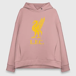 Толстовка оверсайз женская Liverpool sport fc, цвет: пыльно-розовый